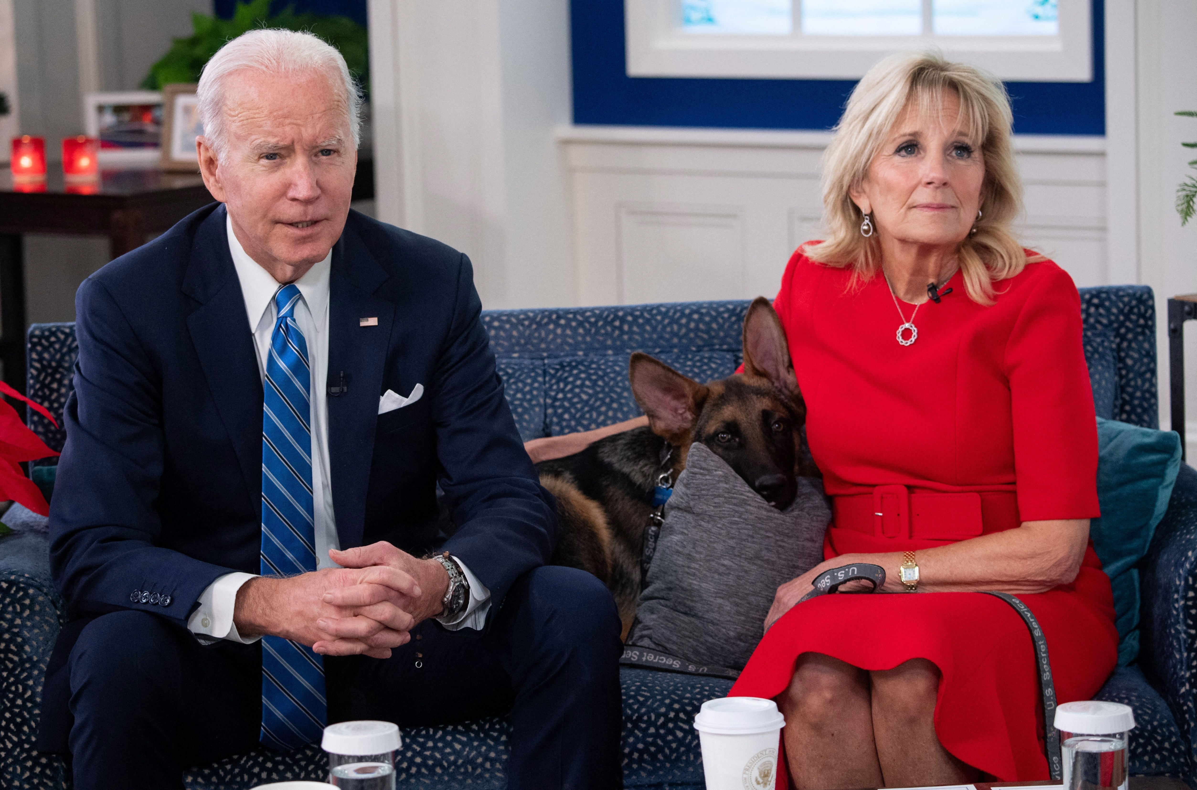 Joe Biden with Commander