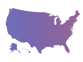 animated U.S. from red to blue